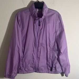 L.L. Bean Women's Ultralight WindBREAKER Jacket with hood full zip Sz XL outdoor